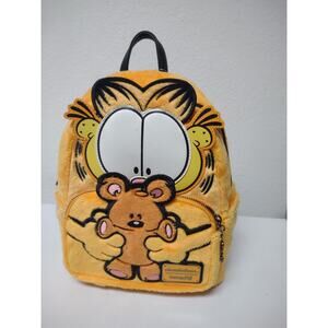 Loungefly Nickelodeon Garfield Holding Pooky Bear Plush Cosplay Mini Backpack